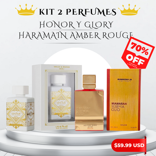 HONOR Y GLORY + HARAMAIN AMBER ROUGE 125ML "OFERTA ESPECIAL"